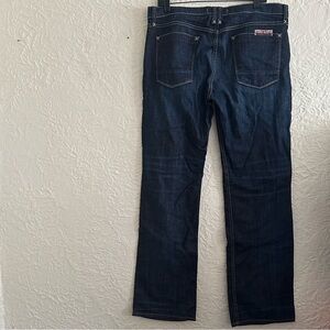 Hudson Dark Wash Straight Leg Jeans